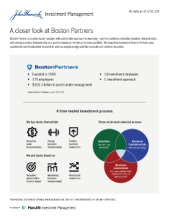 A closer look at Boston Partners