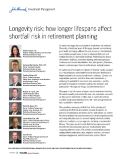 Longevity risk: how longer lifespans affect shortfall risk in retirement planning