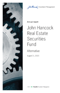 John Hancock Real Estate Securities Fund annual report