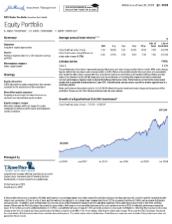 John Hancock Freedom 529 Equity Portfolio investor fact sheet