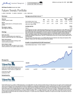 John Hancock Freedom 529 Future Trends Portfolio investor fact sheet