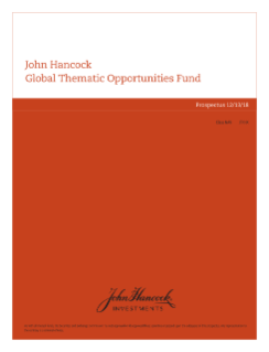 John Hancock Global Thematic Opportunities Fund Class NAV prospectus