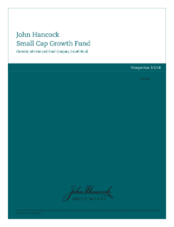 John Hancock Small Cap Growth Fund Class NAV prospectus